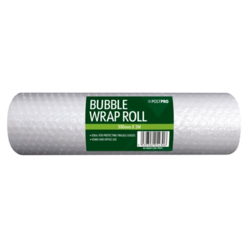 PostPro Bubble Wrap Roll Small 300mmx3m
