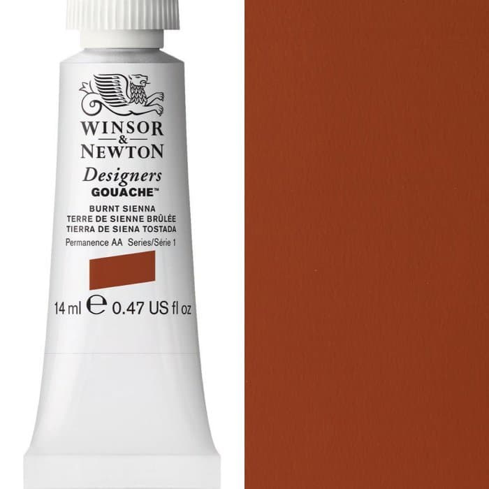 Designer Gouache 14ml Burnt Sienna