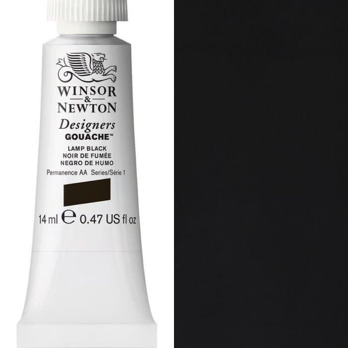 Designer Gouache 14ml Lamp Black