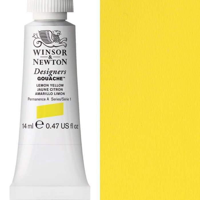 Designer Gouache 14ml Lemon Yellow