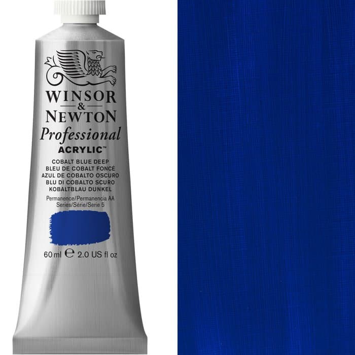 Professional Acrylic 60ml Cobalt Blue Deep