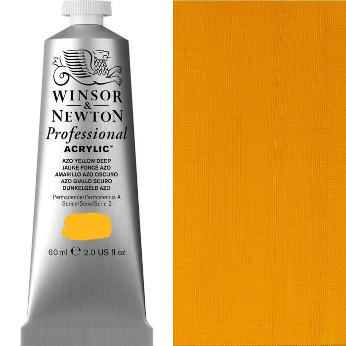 Professional Acrylic 60ml Azo Yellow Deep