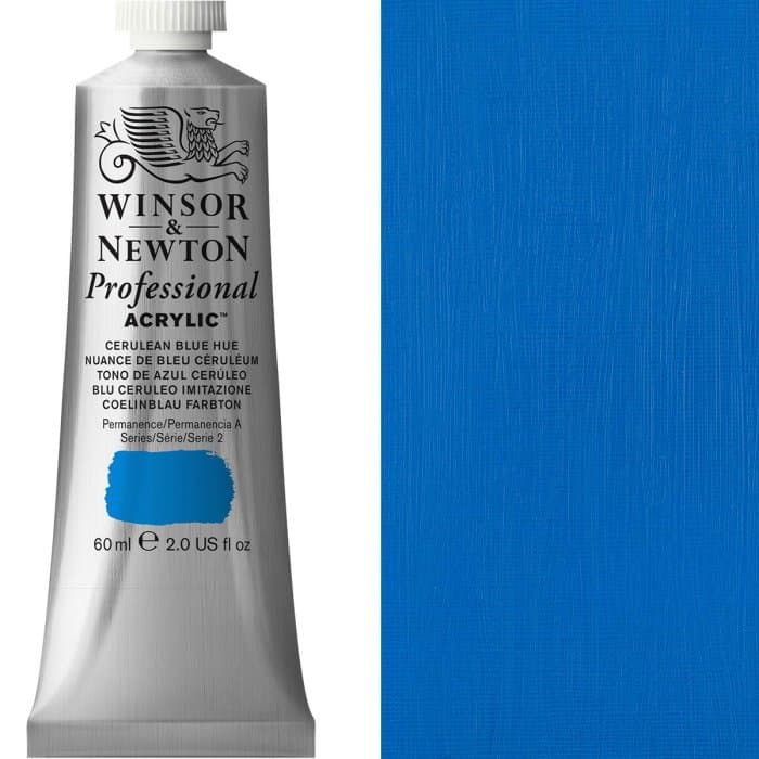 Professional Acrylic 60ml Cerulean Blue Hue