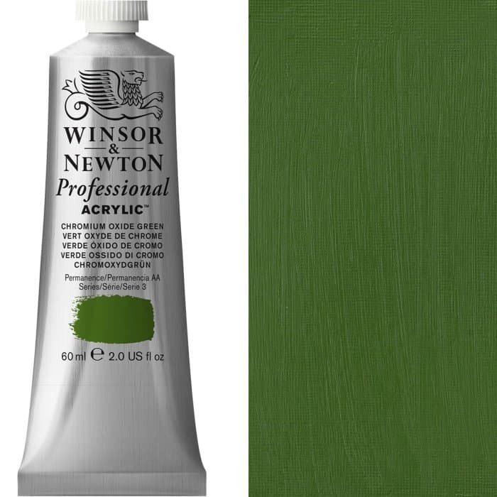 Professional Acrylic 60ml Chromium Oxide Green