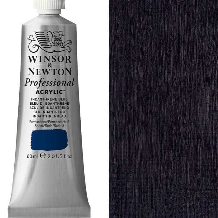 Professional Acrylic 60ml Indanthrene Blue