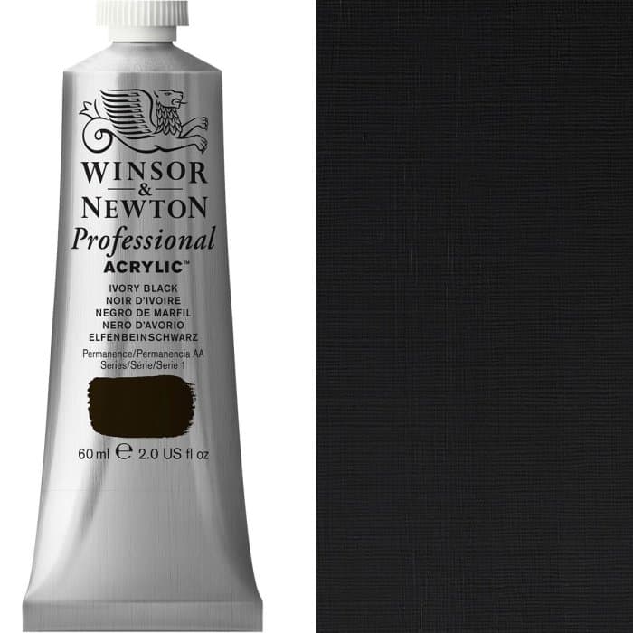 Professional Acrylic 60ml Ivory Black