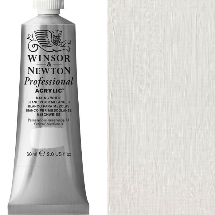 Professional Acrylic 60ml Mixing White
