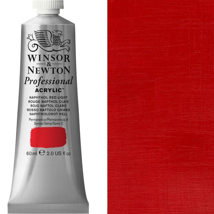 Professional Acrylic 60ml Naphthol Red Light