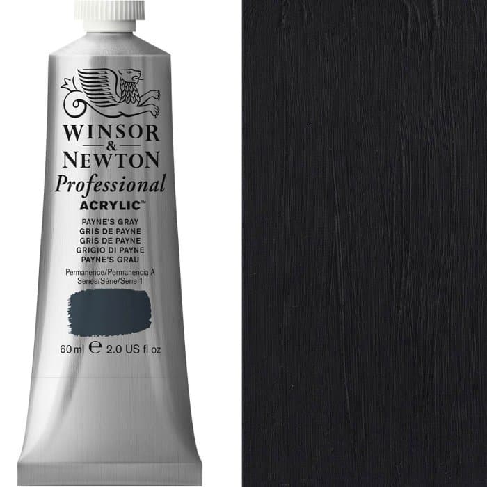 Professional Acrylic 60ml Paynes Grey