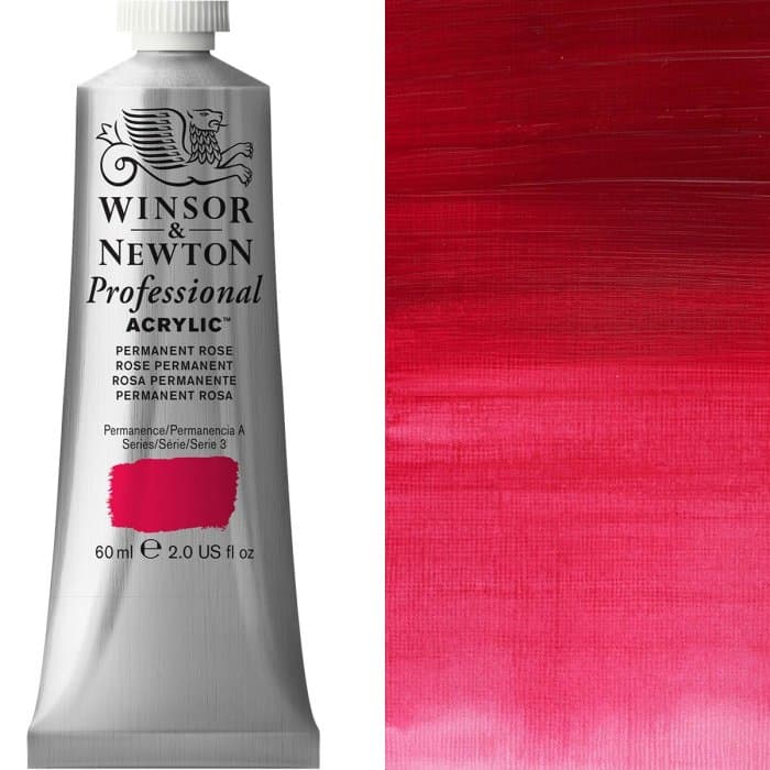 Professional Acrylic 60ml Permanent Rose