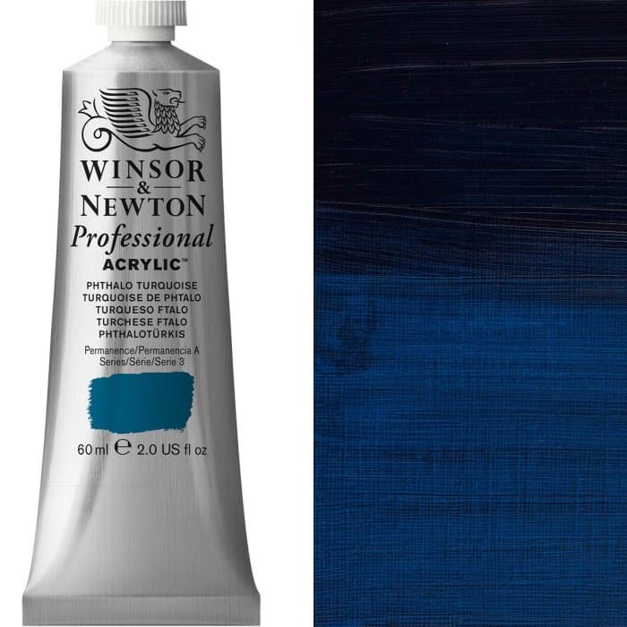 Professional Acrylic 60ml Phthalo Turquoise
