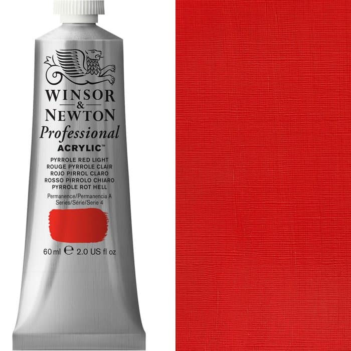 Professional Acrylic 60ml Pyrrole Red Light