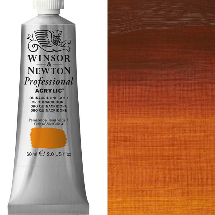 Professional Acrylic 60ml Quinacridone Gold