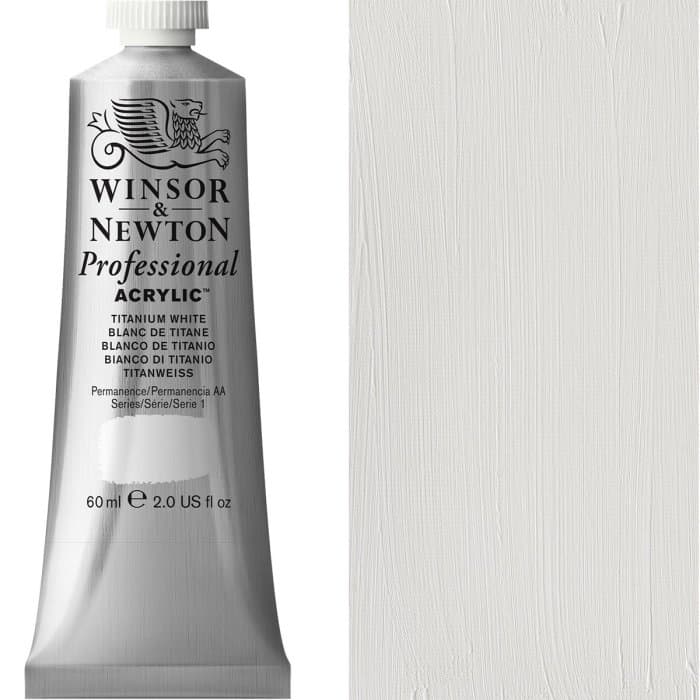 Professional Acrylic 60ml Titanium White