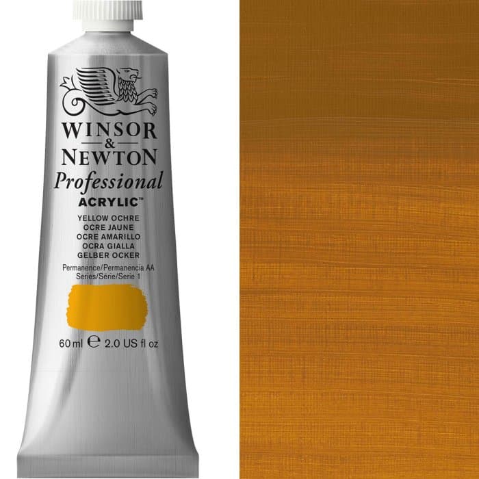 Professional Acrylic 60ml Yellow Ochre
