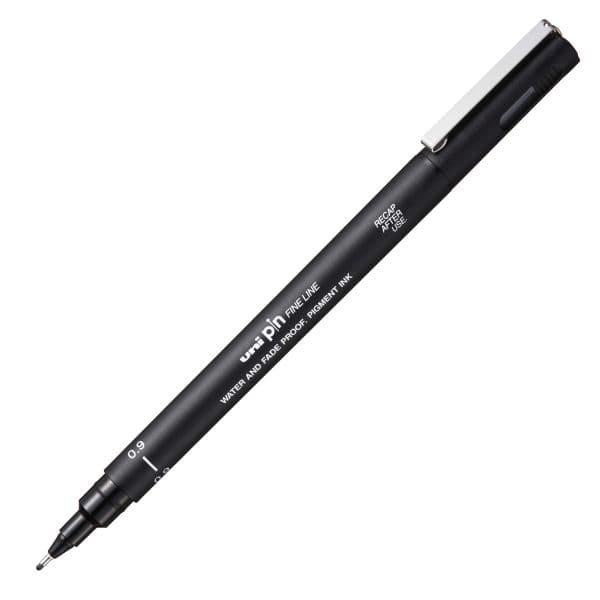 PIN09-200S FINE MARKER BLACK