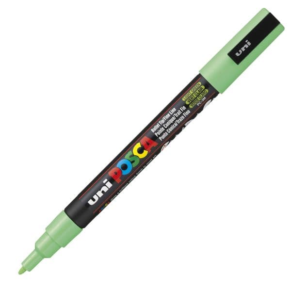 POSCA PC-3M FINE BULLET TIP – LIGHT GREEN