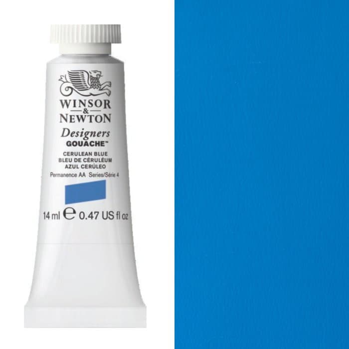 Designer Gouache 14ml Cerulean Blue