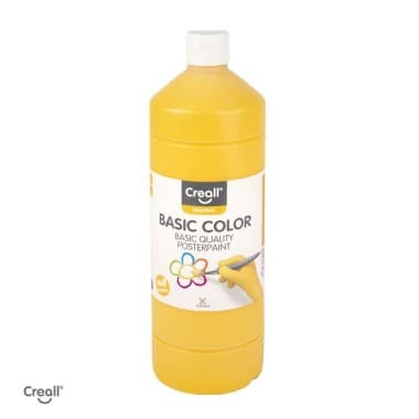 Creall Poster Paint 500ml Dark Yellow