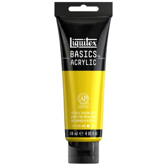 Liquitex - Basics - 118ml Metallic Yellow Gold