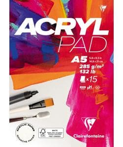 Bloc Acrylpad 15F A5 285g