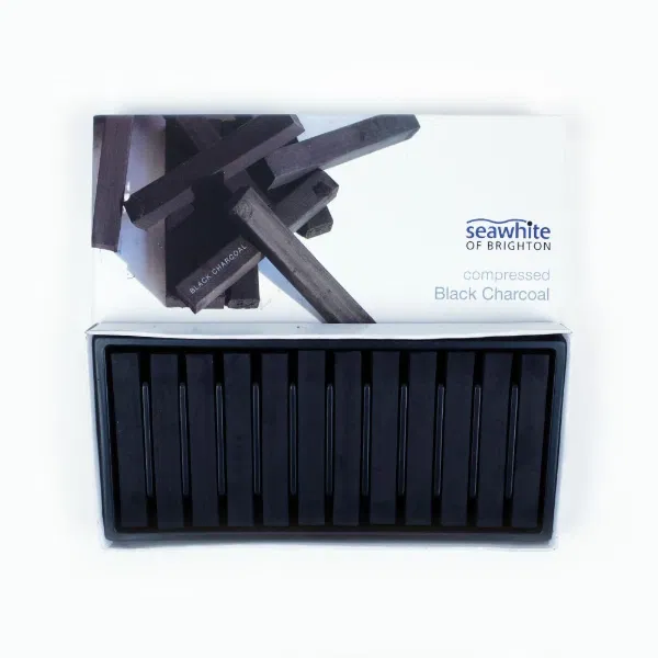 Compressed Sketching Stick Set - Pack of 12 Black
