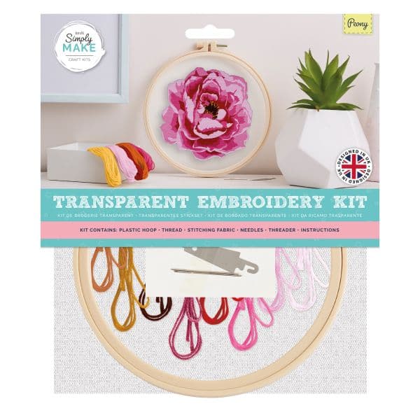 EMBROIDERY KIT - PEONY
