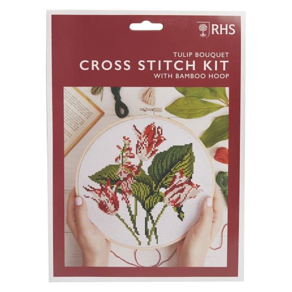 RHS CROSS STITCH KIT-TULIP BOUQUET