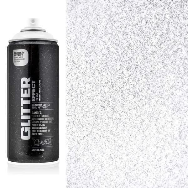 Montana GLITTER - Silver Argente Plateado 200ml