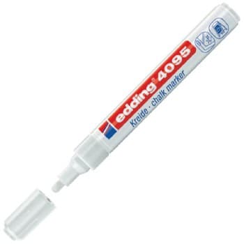 Edding 4095 Chalk Mkr White 049