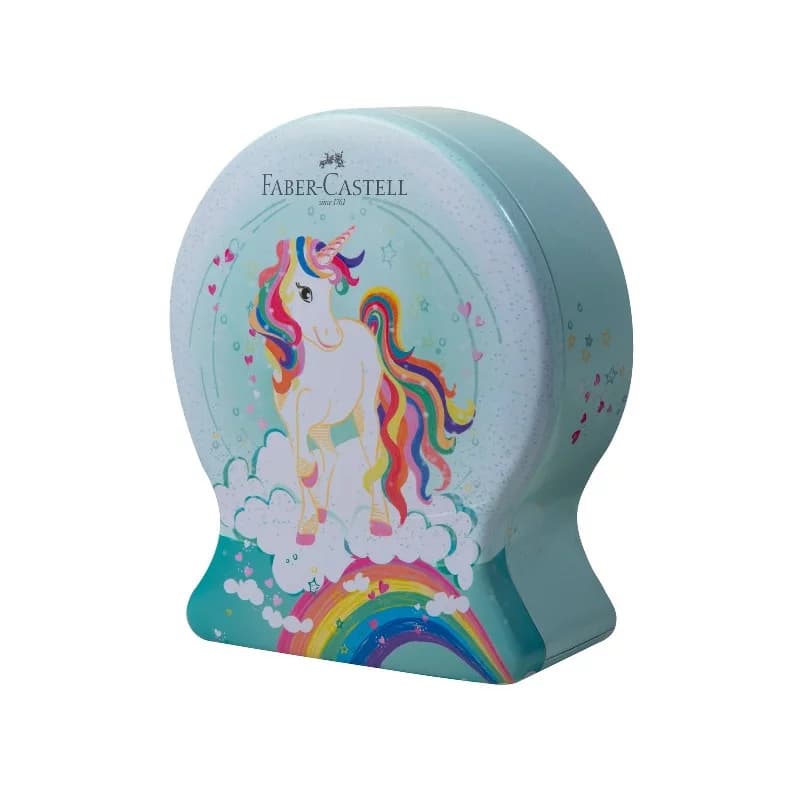 FABER CASTELL CONNECTOR Metal Box 33 pieces Unicorn