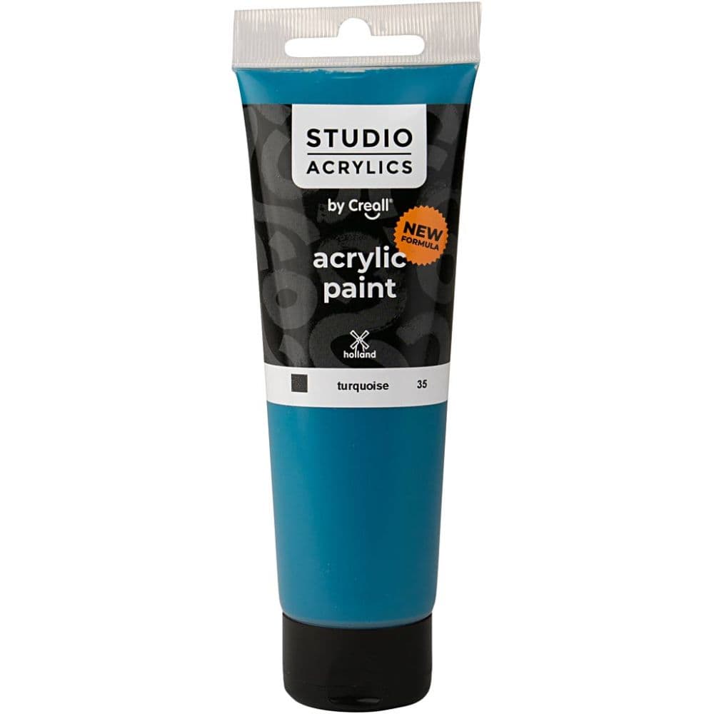 CREALL STUDIO ACRYLIC 120ml-Tube Turquoise