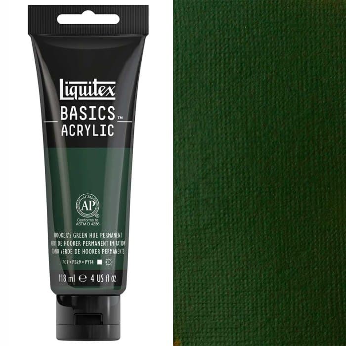 Liquitex – Basics – 118ml Hookers Green Hue Permanent