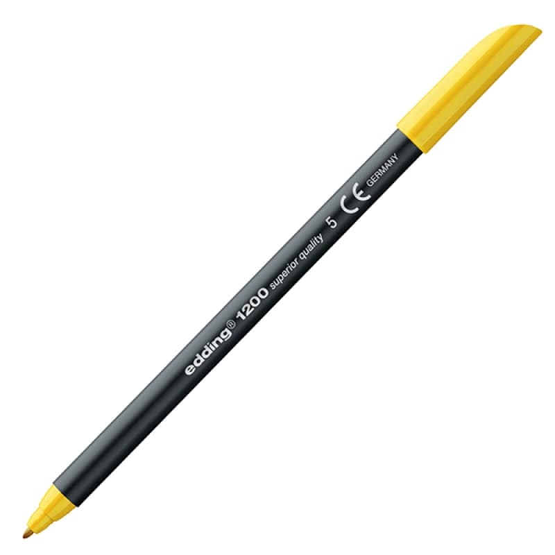 Edding 1200 Fibre Yellow 005