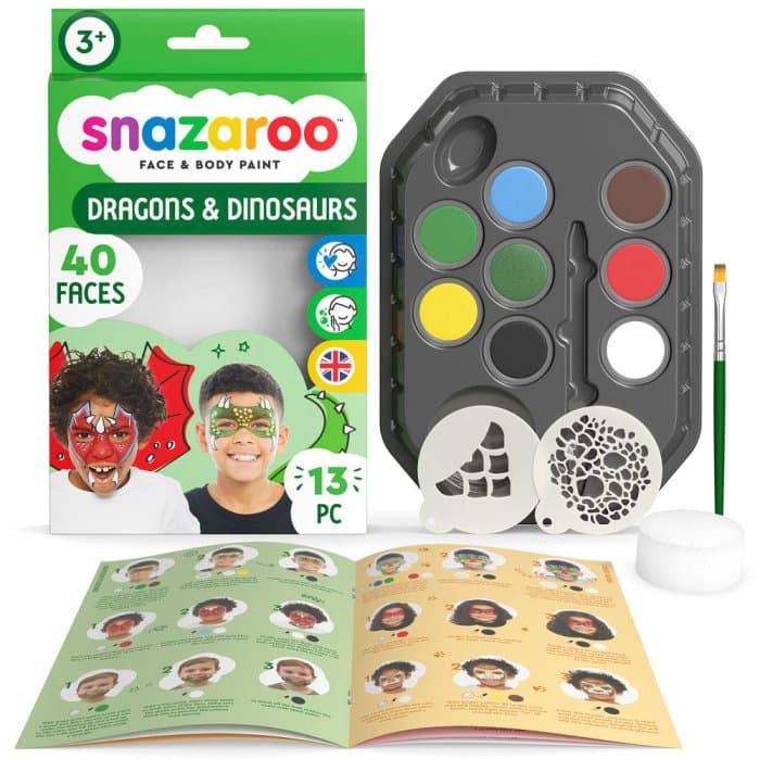 Snazaroo - Face & Body Paint - Dragons & Dinosaurs