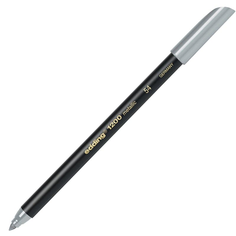 Edding 1200 Met Fibre Silver 054