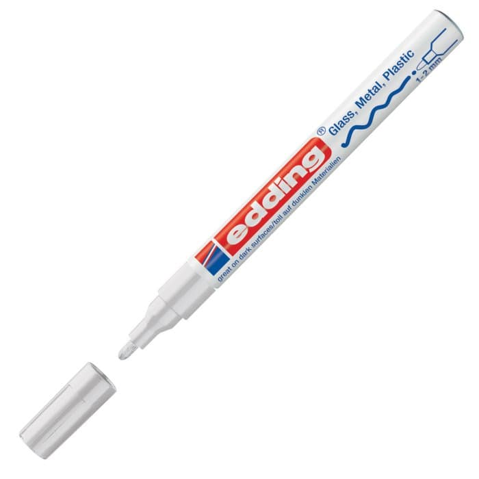 Edding 751 CR Paint Mkr White 049