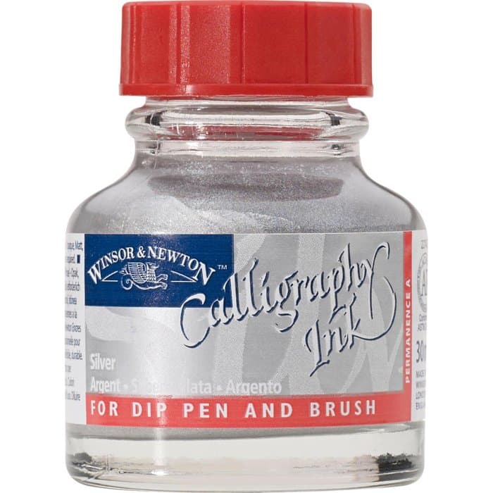 W&N - Calligraphy Ink - 30ml Silver