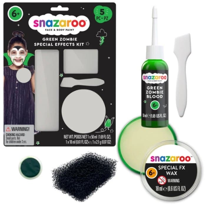 Snazaroo - Face & Body Paint - Green Zombie