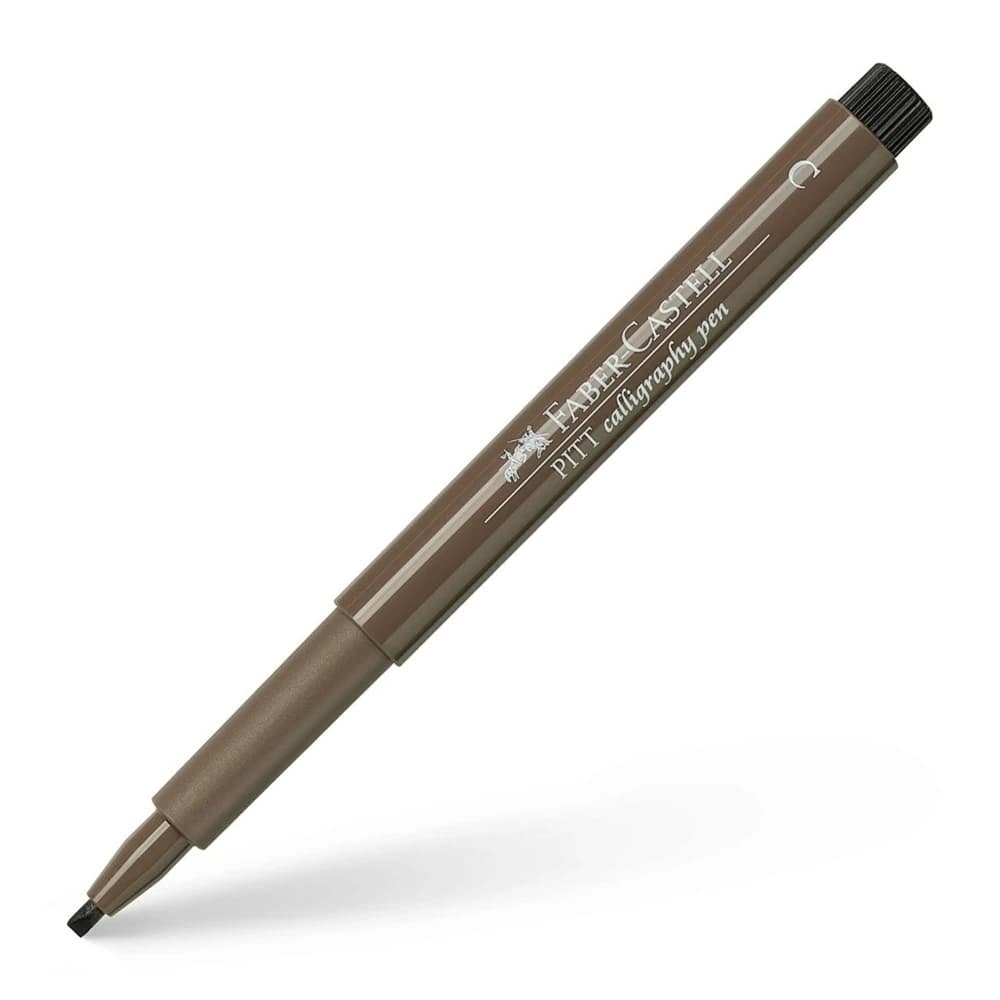 PITT ARTIST CALLIGRAPHY PEN WALNUT BROWN