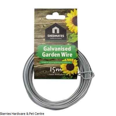 Shedmate 15mt X 1.6mm Galvinised Garden Wire