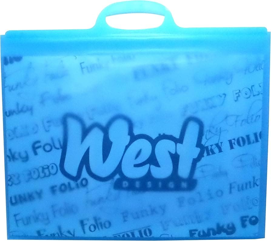 Funky Folio A3 Blue