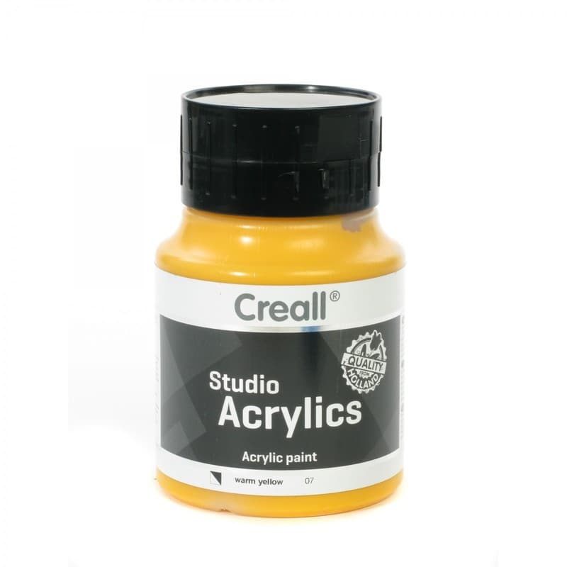 CREALL STUDIO ACRYLIC 500ml - Warm Yellow