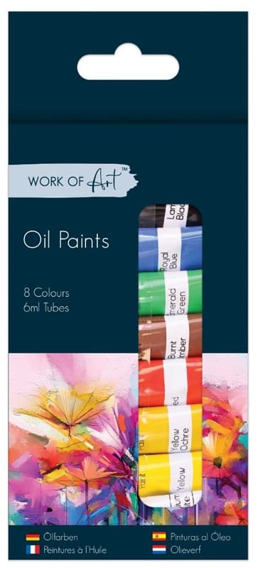 Oil Paints 8x6ml tubes