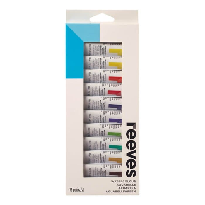 Reeves 12 Fine Watercolours Set