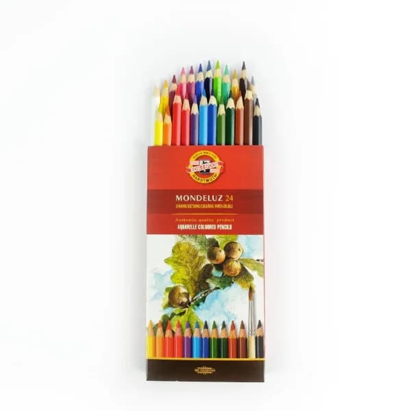 Koh-i-Noor Mondeluz Aquarelle Coloured Pencils (24)