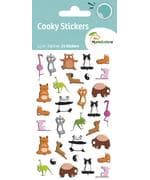 Cooky, Bag 1 pl 7.5x12cm, Yoga Animals - Multicolour