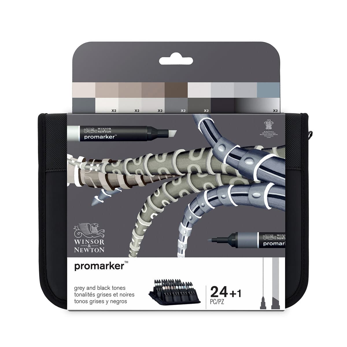 WN ProMarker Wallet - 24 Grey and Black Tones