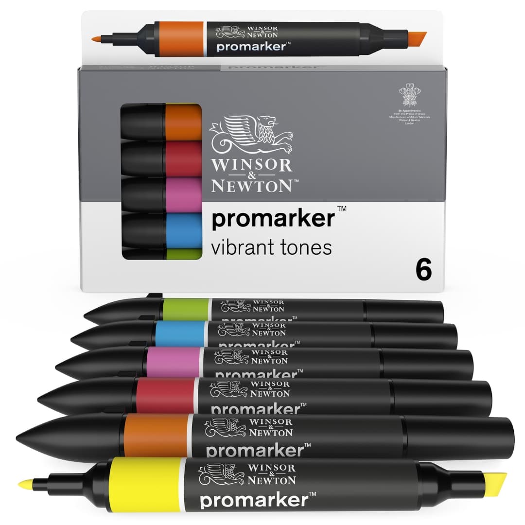 WN ProMarker - 6 Vibrant Tones