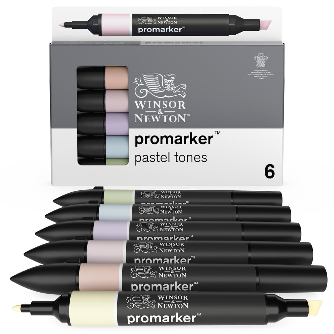 WN ProMarker - 6 Pastel Tones